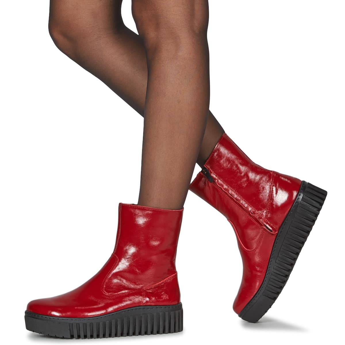 Women's Boots Art Red