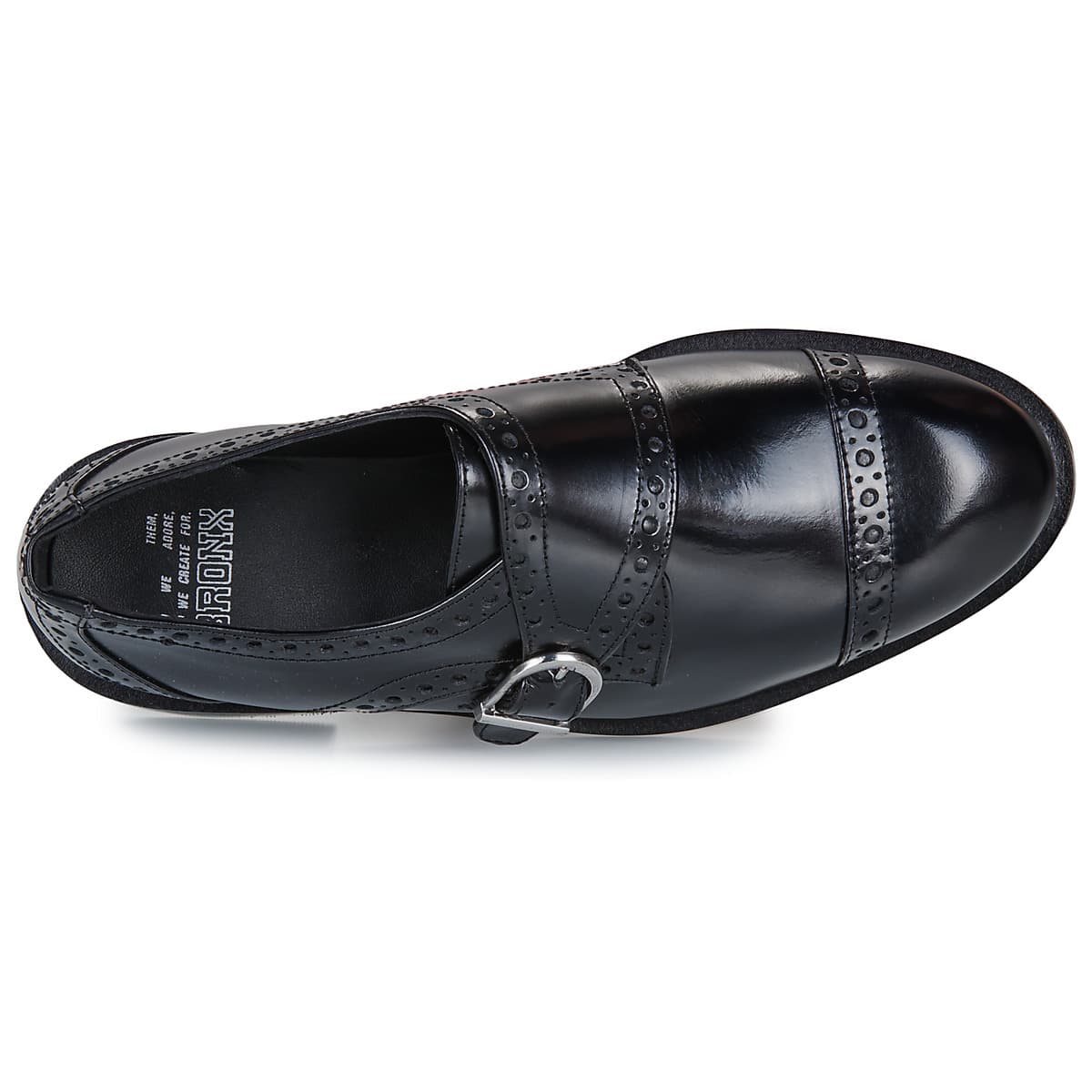 Women's Derby Shoes Bronx Black