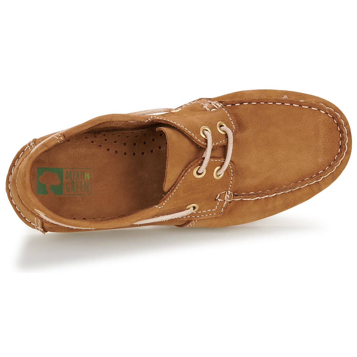 Women's Loafers Dream in Green Brown