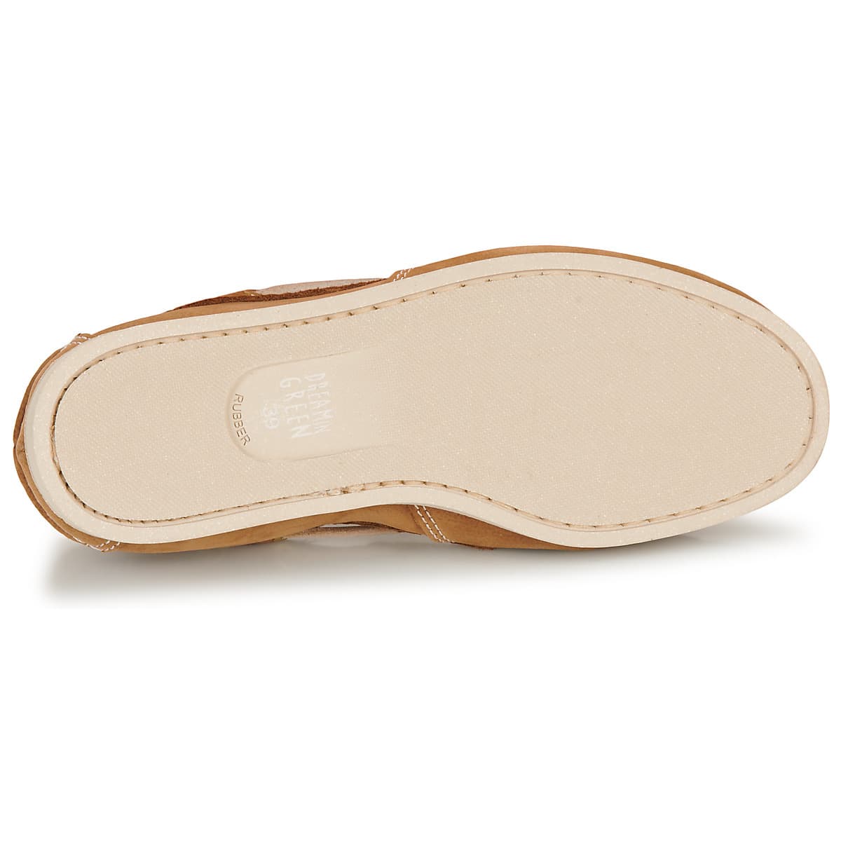 Women's Loafers Dream in Green Brown