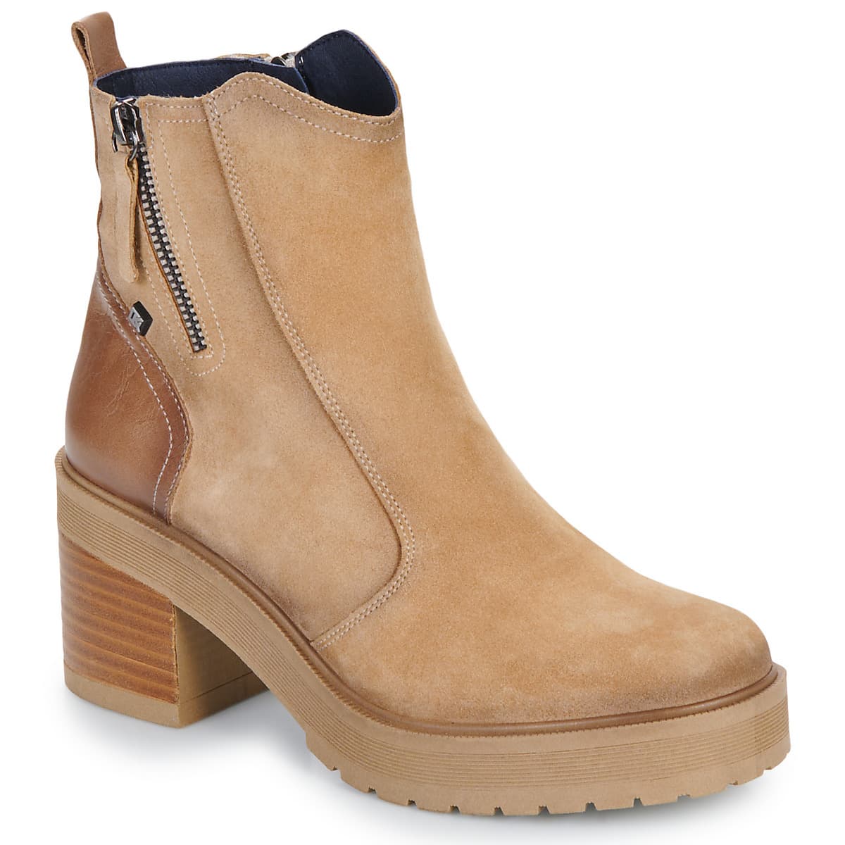 Women's Ankle Boots Dorking Beige