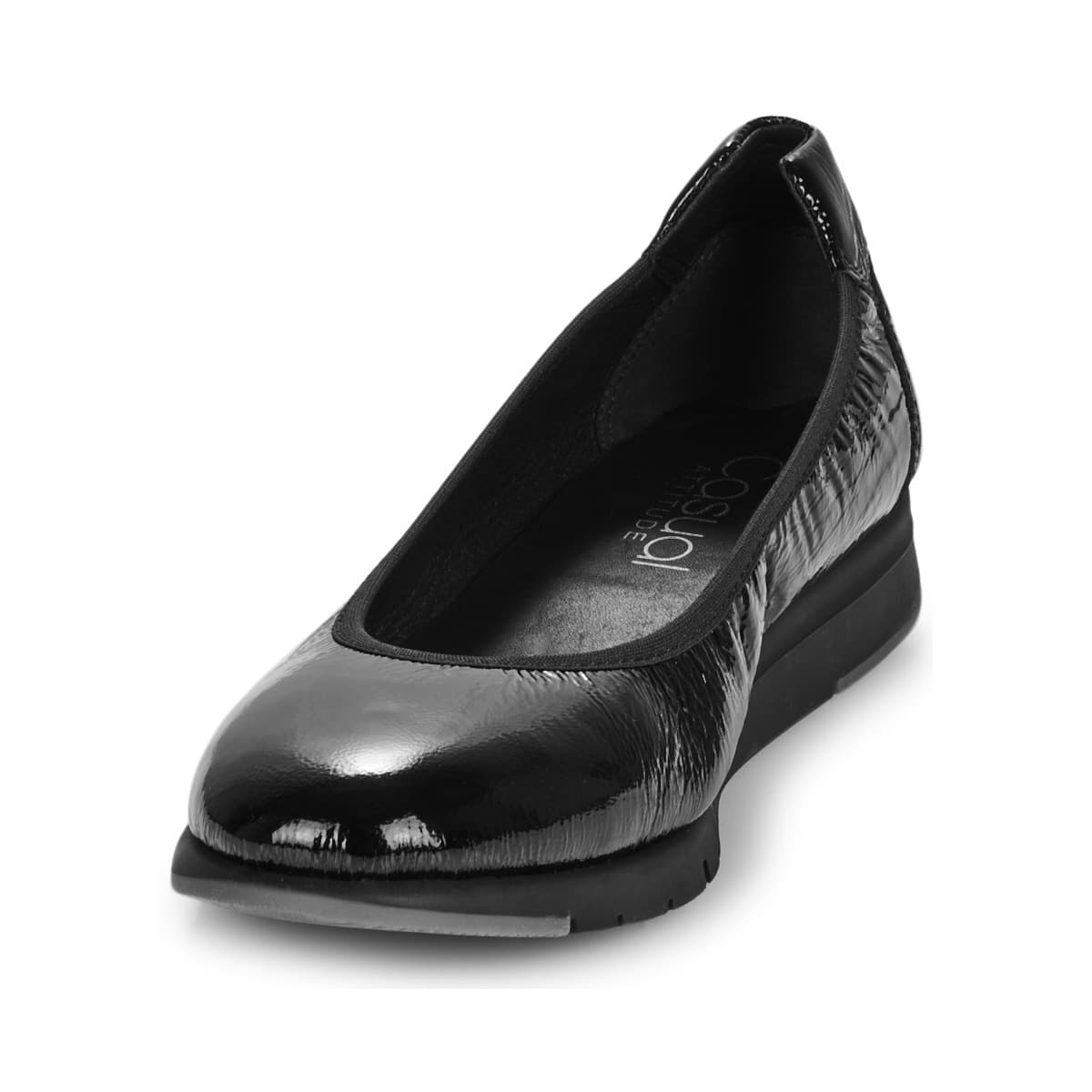 Women's Ballet Flats Casual Attitude Black
