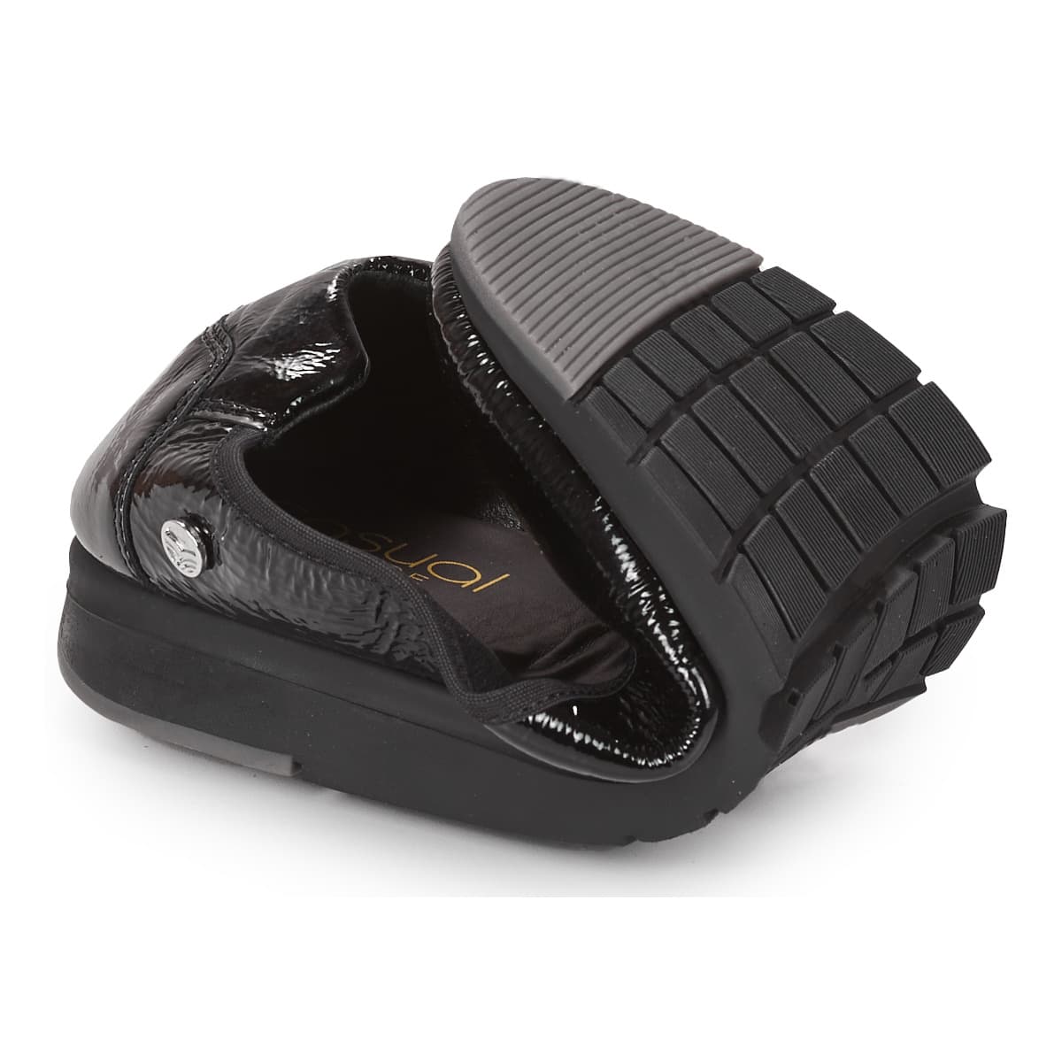 Women's Ballet Flats Casual Attitude Black