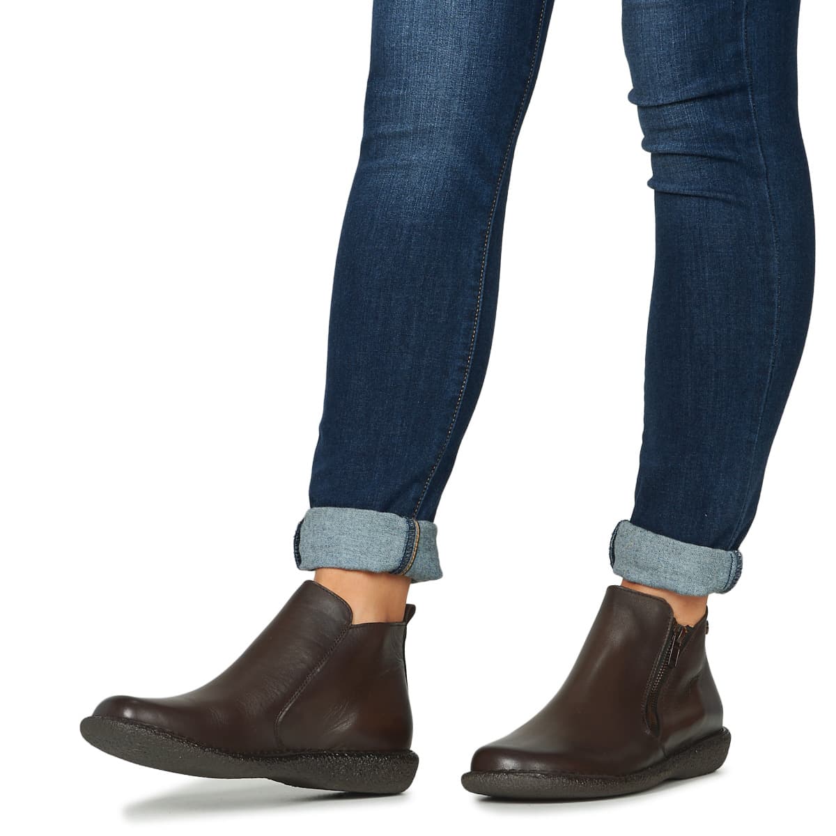 Women's Derby Shoes Casual Attitude Brown