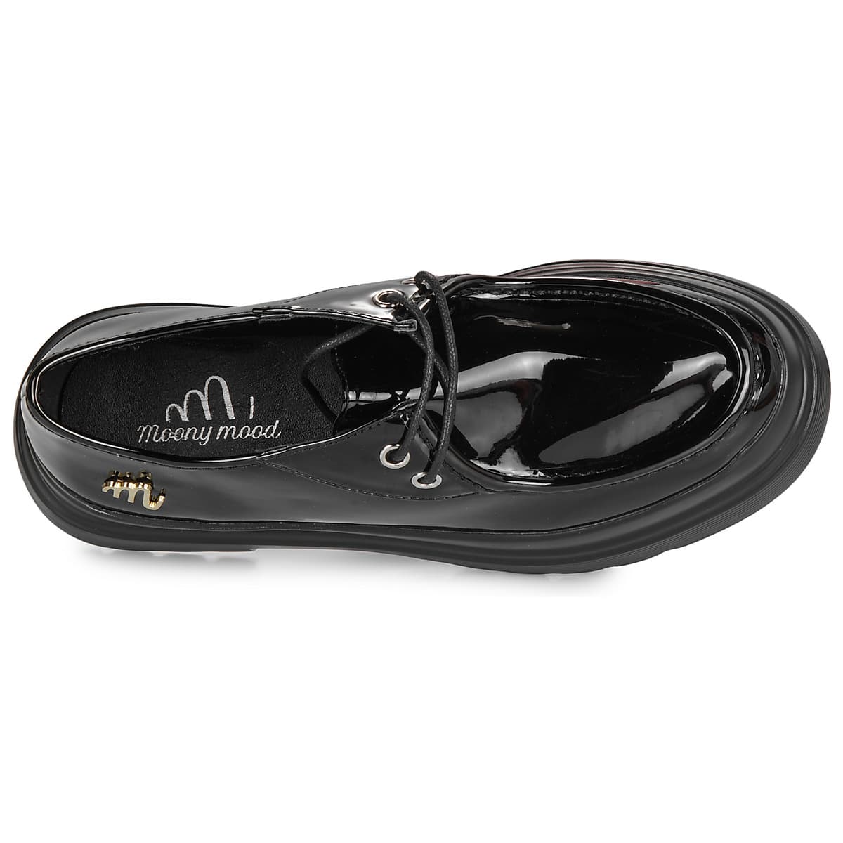 Women's Derby Shoes Moony Mood Black