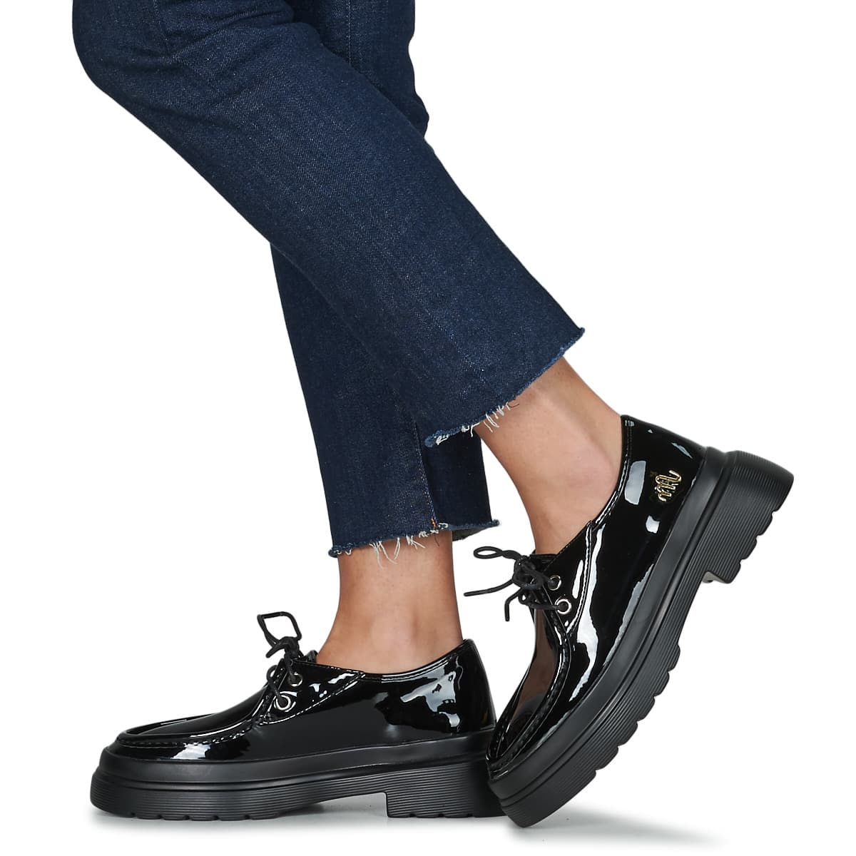 Women's Derby Shoes Moony Mood Black