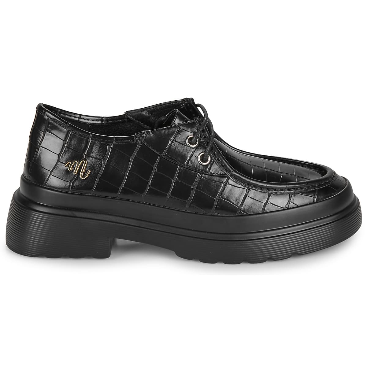 Women's Derby Shoes Moony Mood Black
