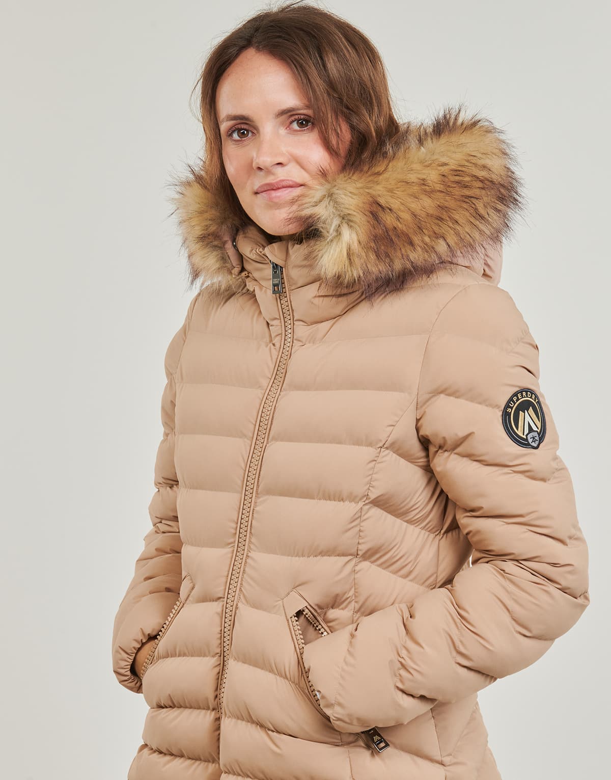 Women's Jackets Superdry Beige
