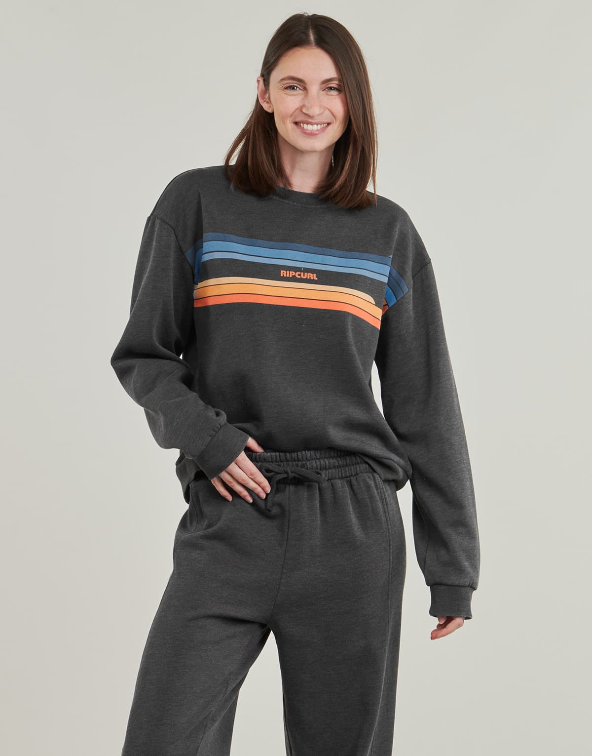 Women's Sports T-Shirts Rip Curl Gray