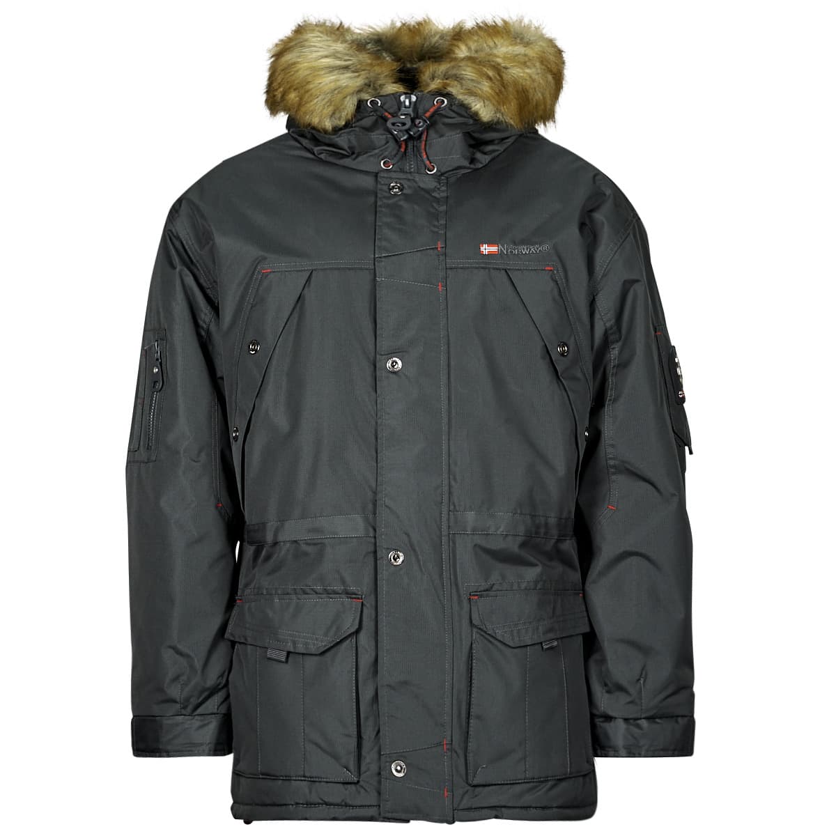 Men's Parkas Geographical Norway Gray