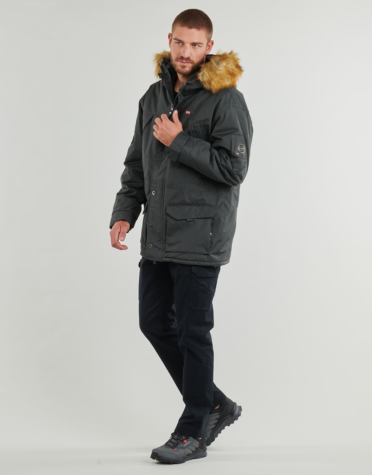 Men's Parkas Geographical Norway Gray