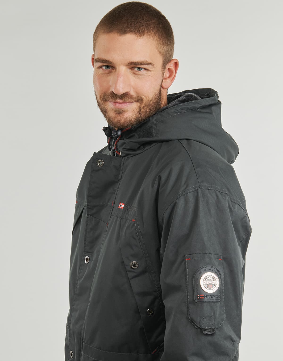 Men's Parkas Geographical Norway Gray
