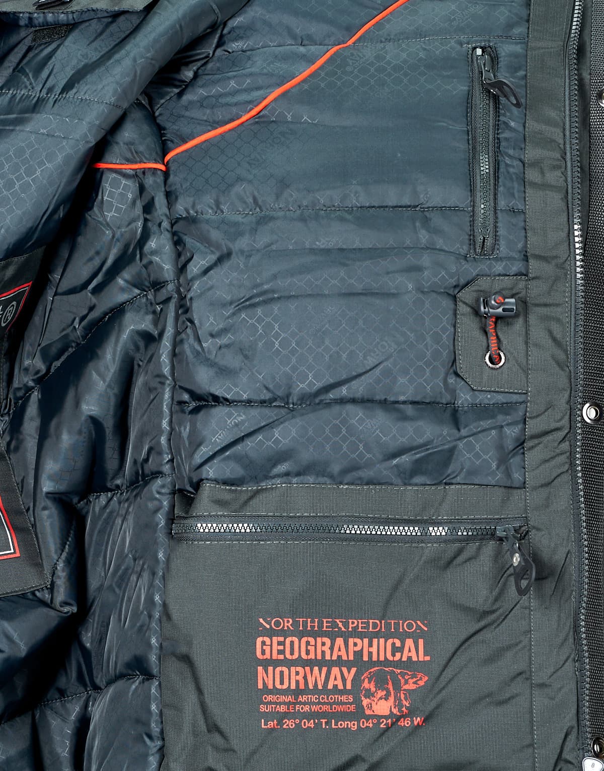 Men's Parkas Geographical Norway Gray