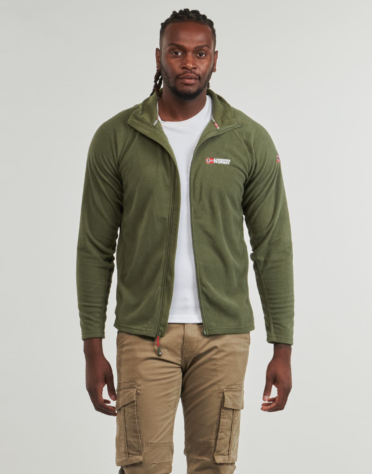 Men's Sweatshirts Geographical Norway Khaki