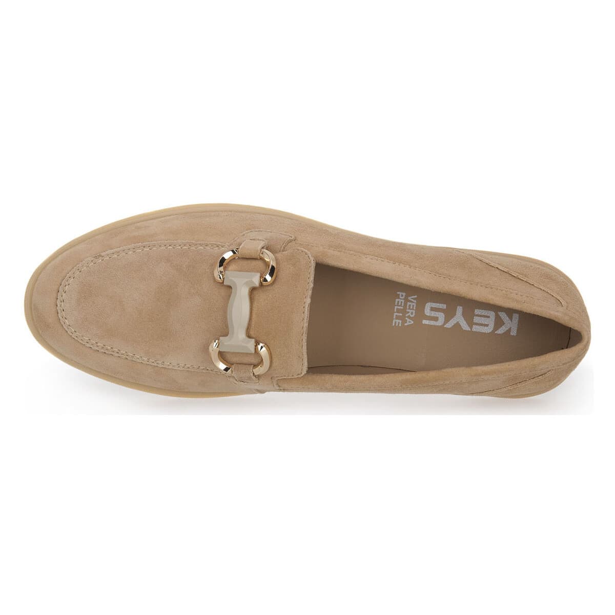 Women's Loafers Keys Beige