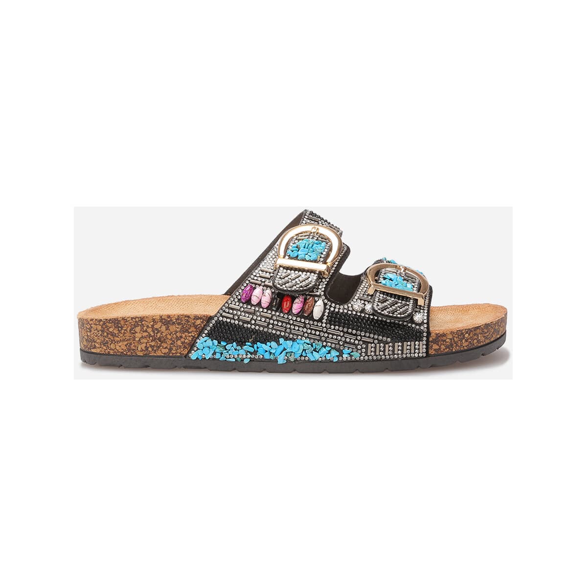 Women's Flip Flops La Modeuse Black