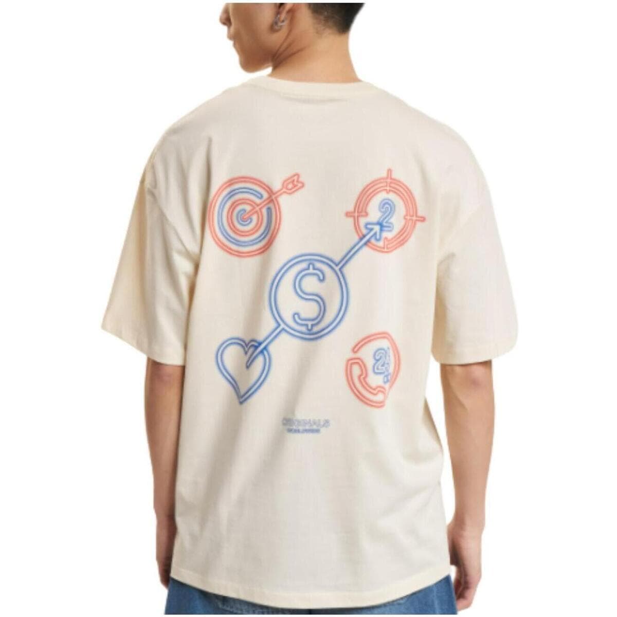 Men's T-Shirts Jack & Jones Beige