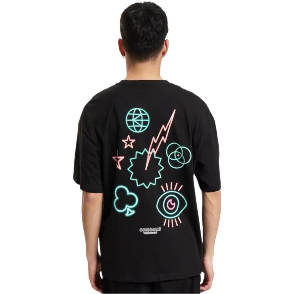 Men's T-Shirts Jack & Jones Black