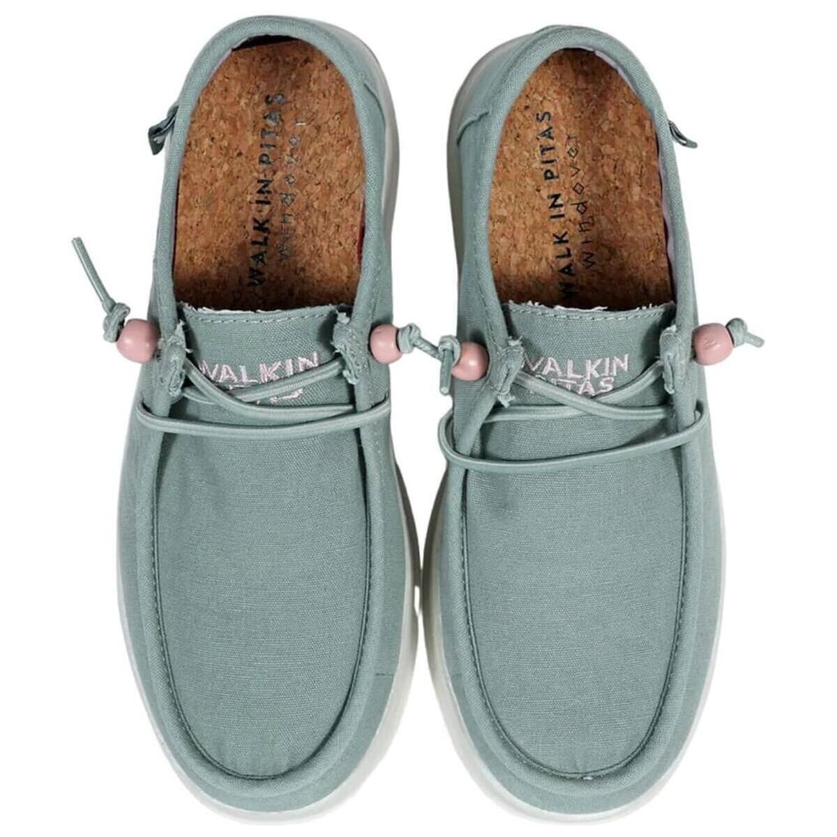 Women's Loafers Pitas Green