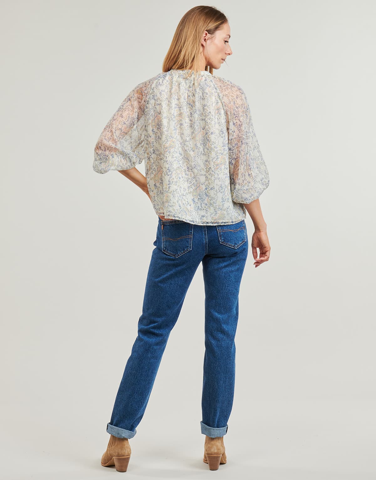 Women's T-Shirts Pepe Jeans Beige