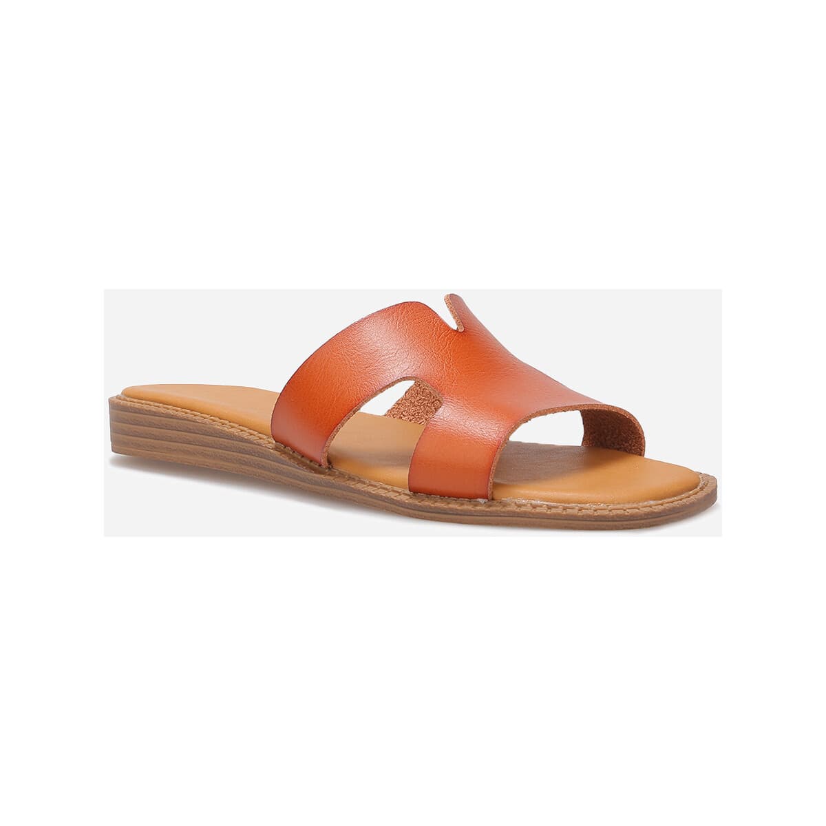 Women's Flip Flops La Modeuse Brown