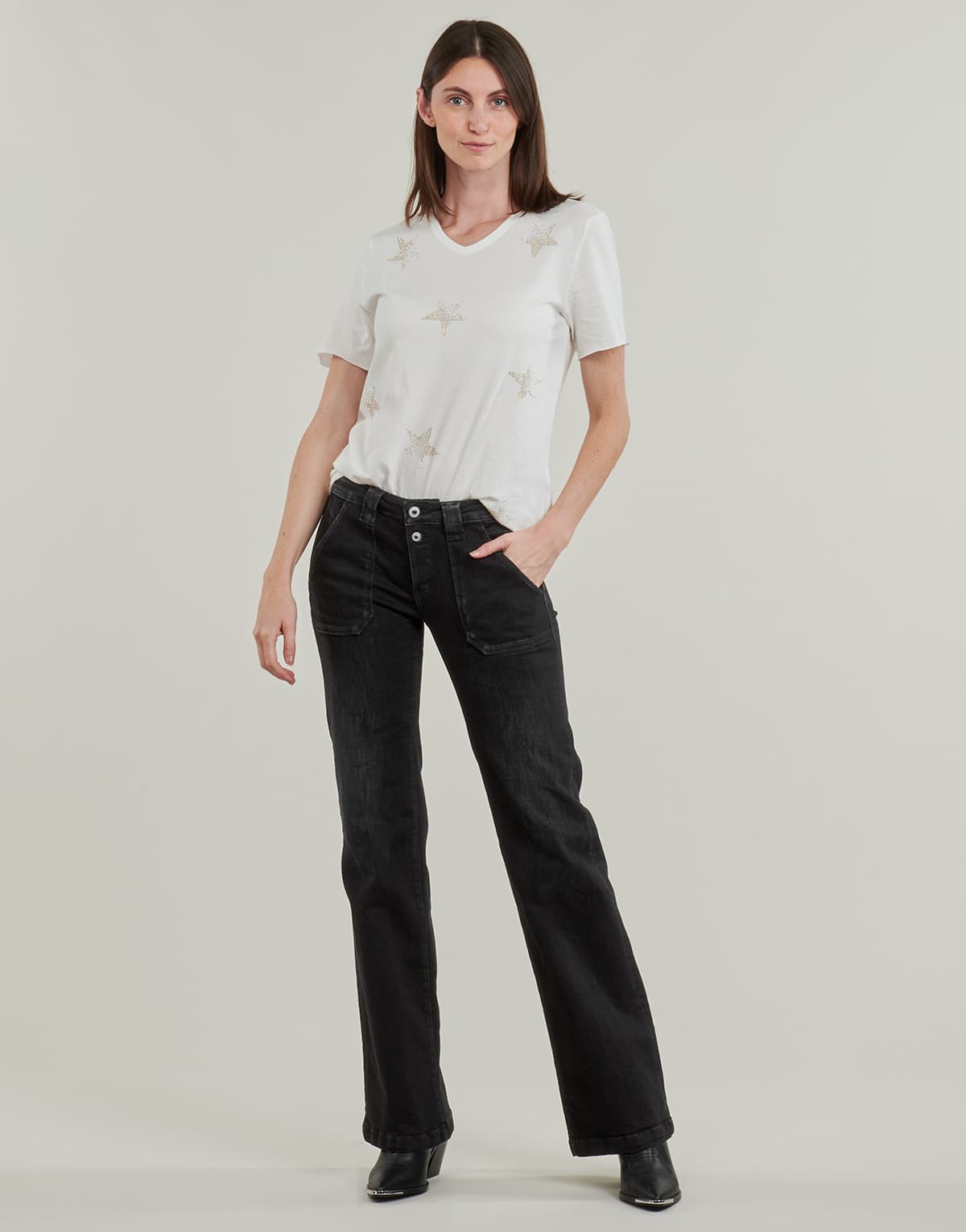 Women's Jeans Le Temps des Cerises Black