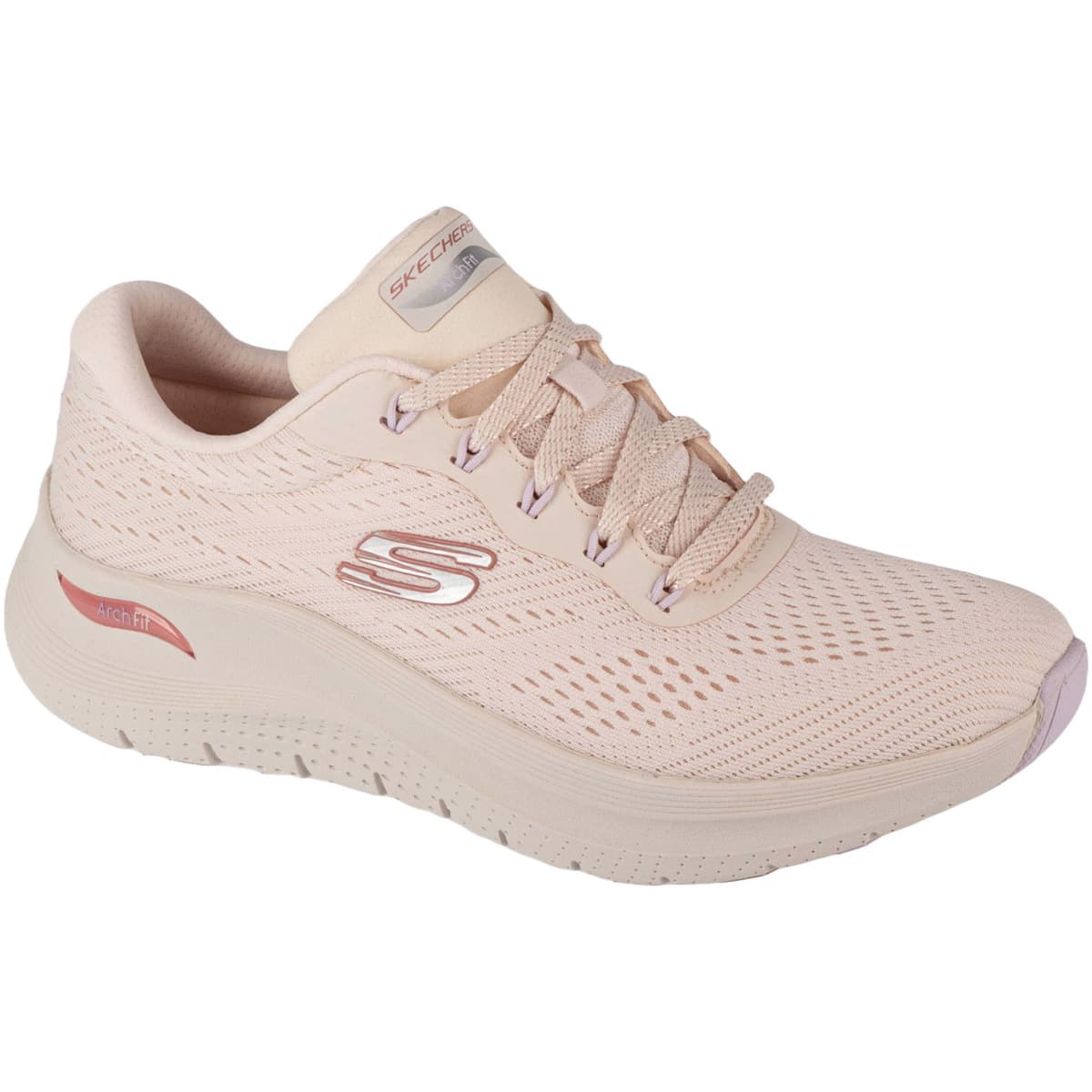 Women's Gym Shoes Skechers Beige