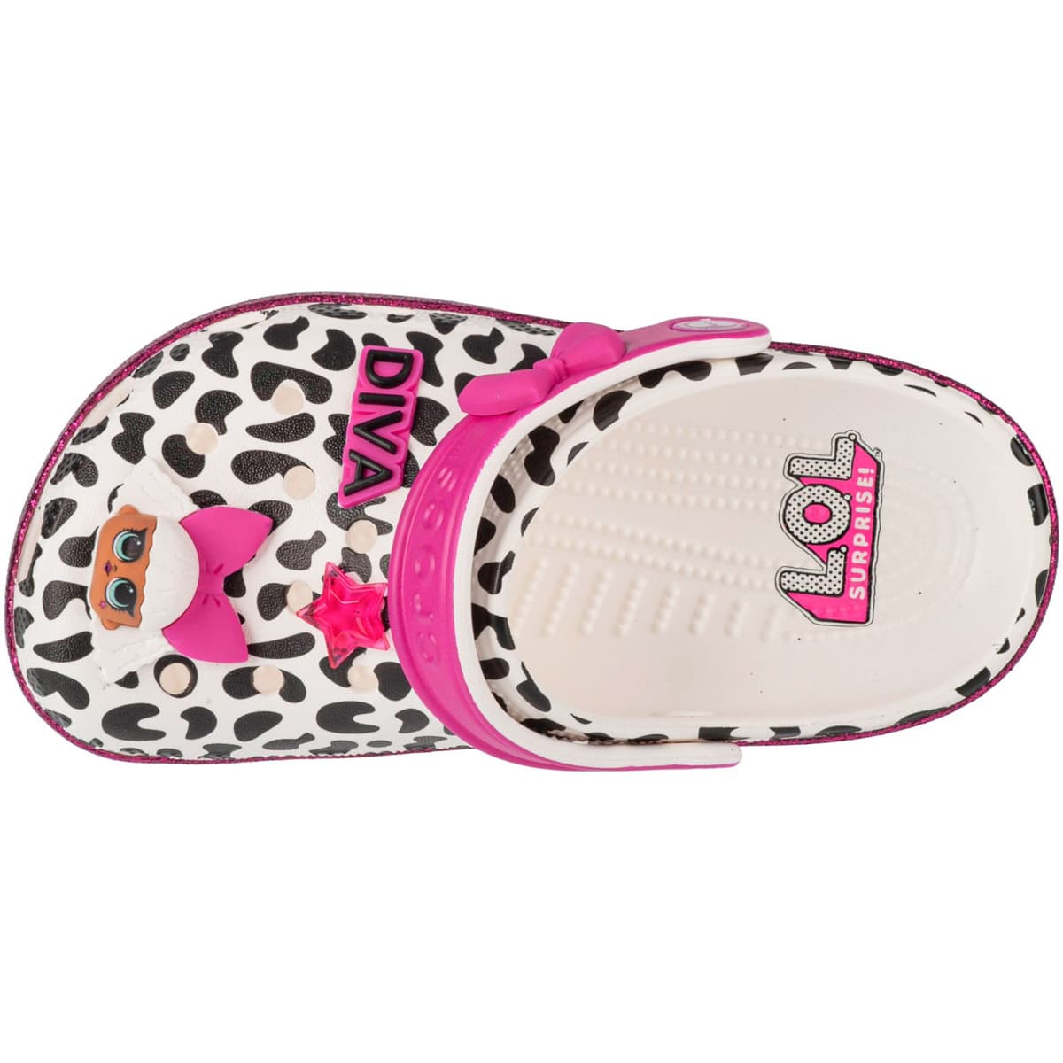 Girls' House Slippers Crocs White