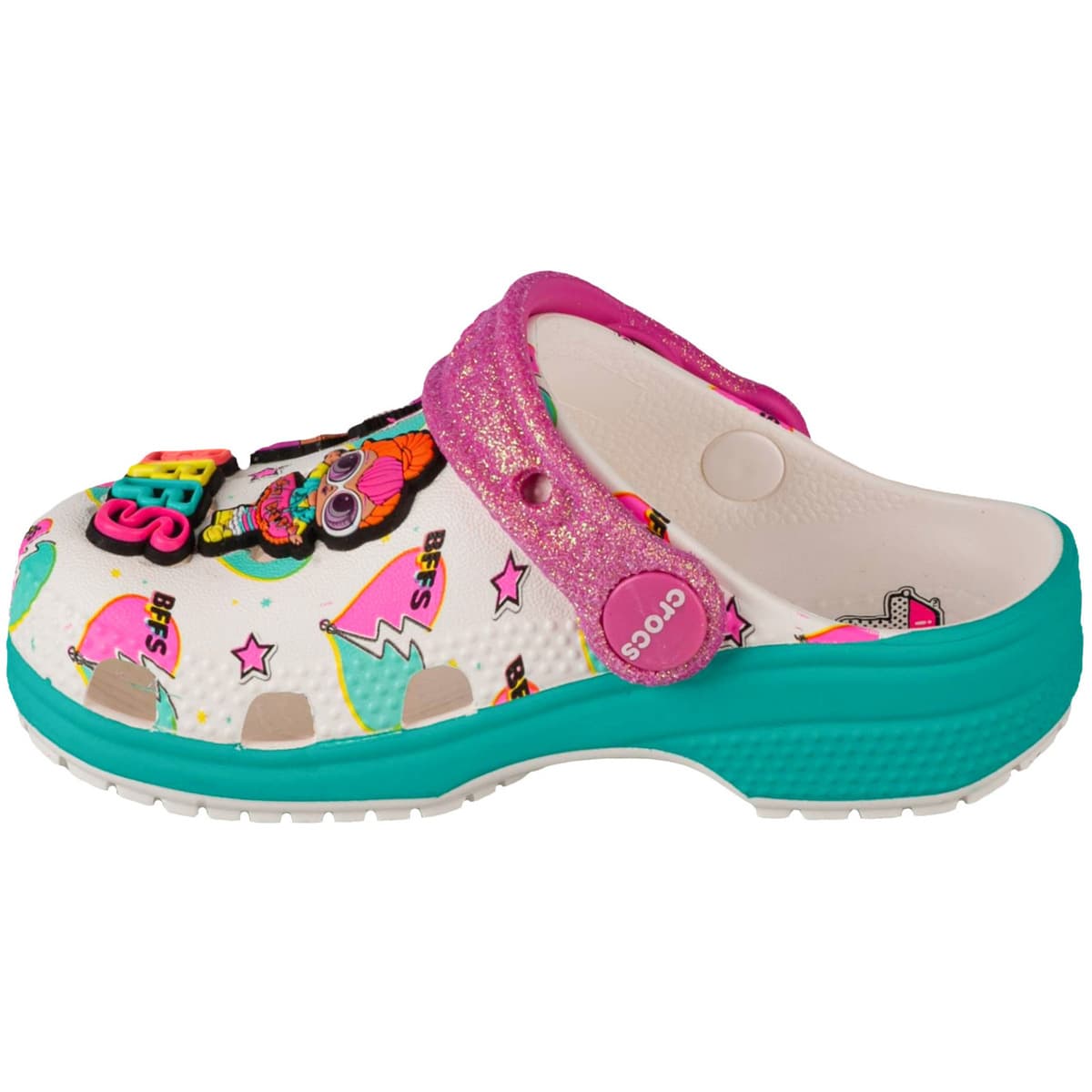 Girls' Slippers Crocs White