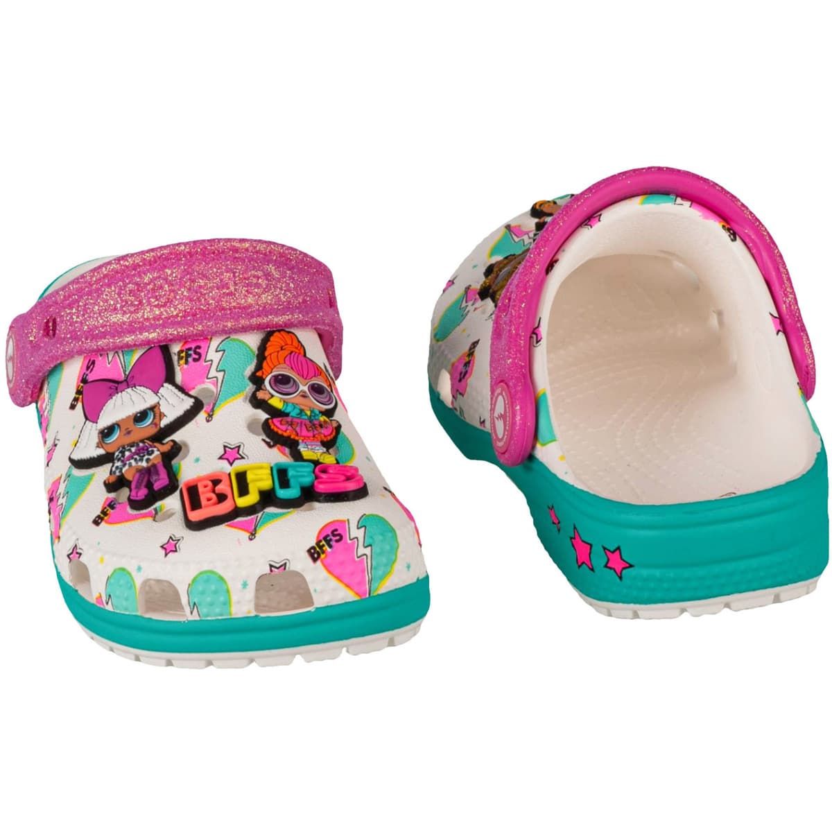 Girls' Slippers Crocs White