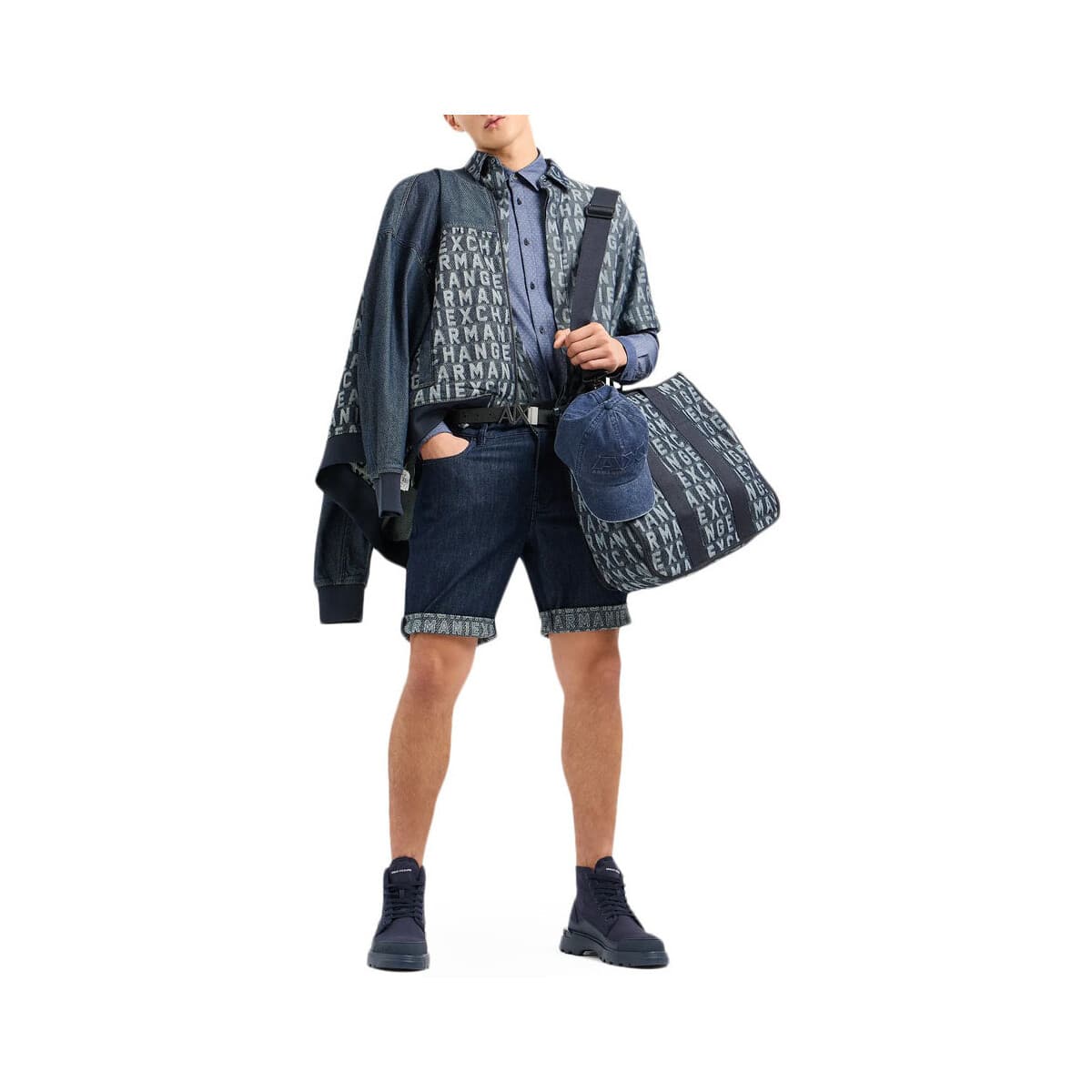 Men's Shirts EAX Multicolor