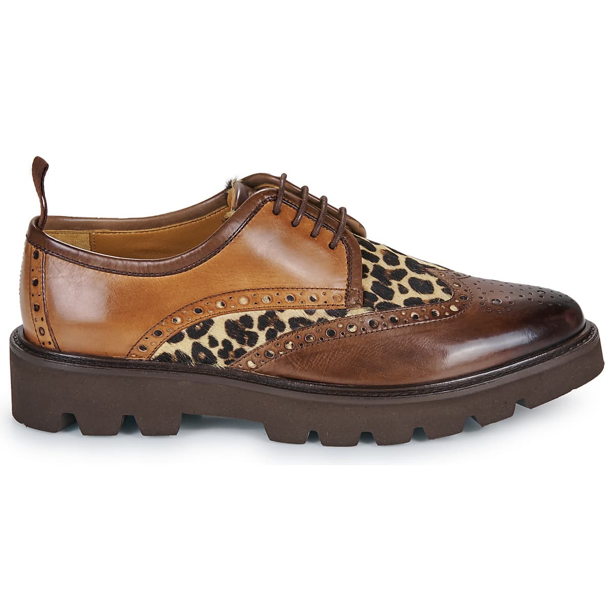 Women's Derby Shoes Melvin & Hamilton Brown