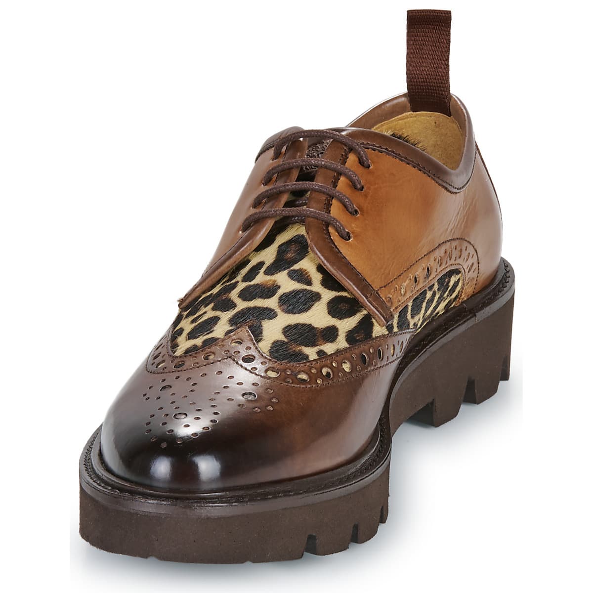 Women's Derby Shoes Melvin & Hamilton Brown