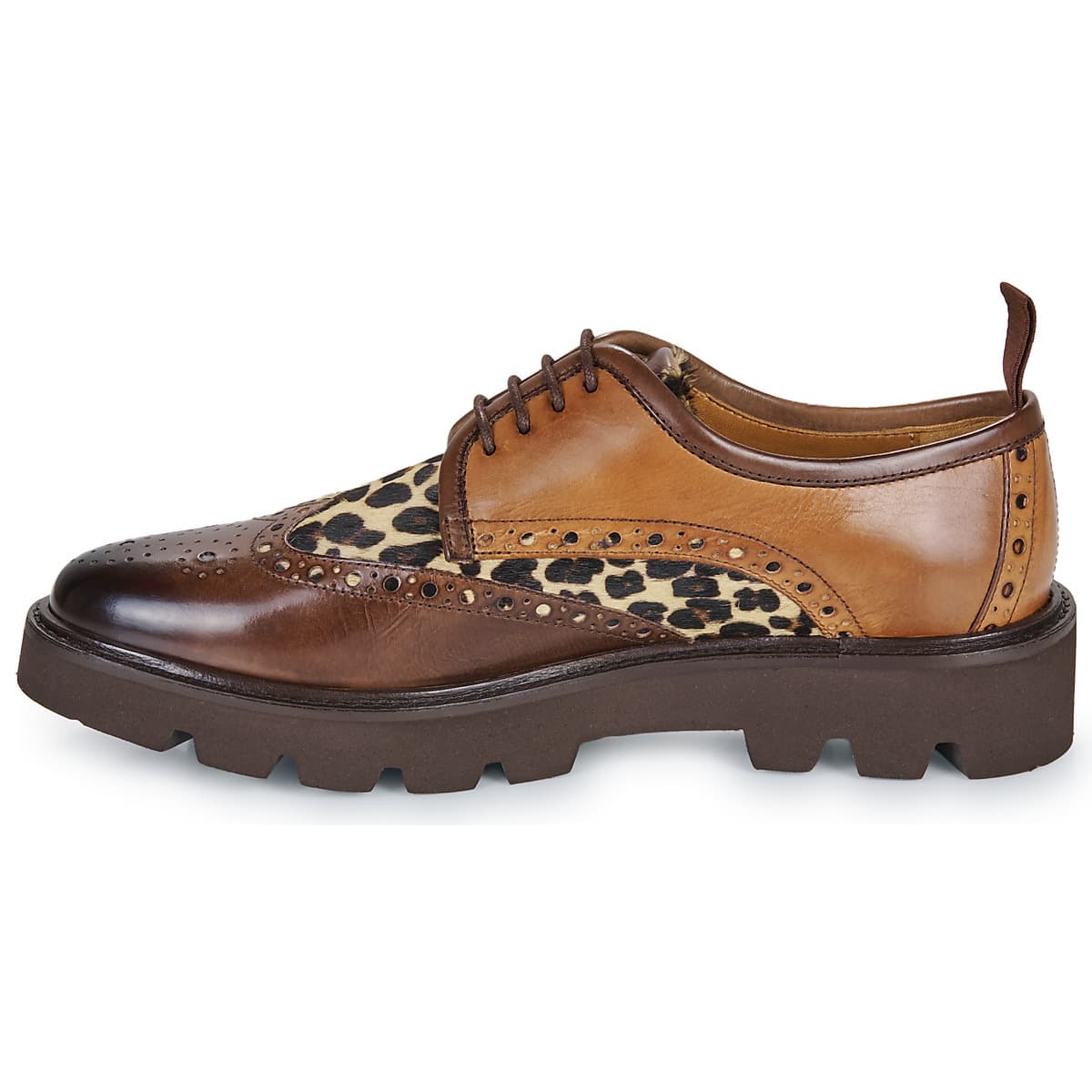 Women's Derby Shoes Melvin & Hamilton Brown