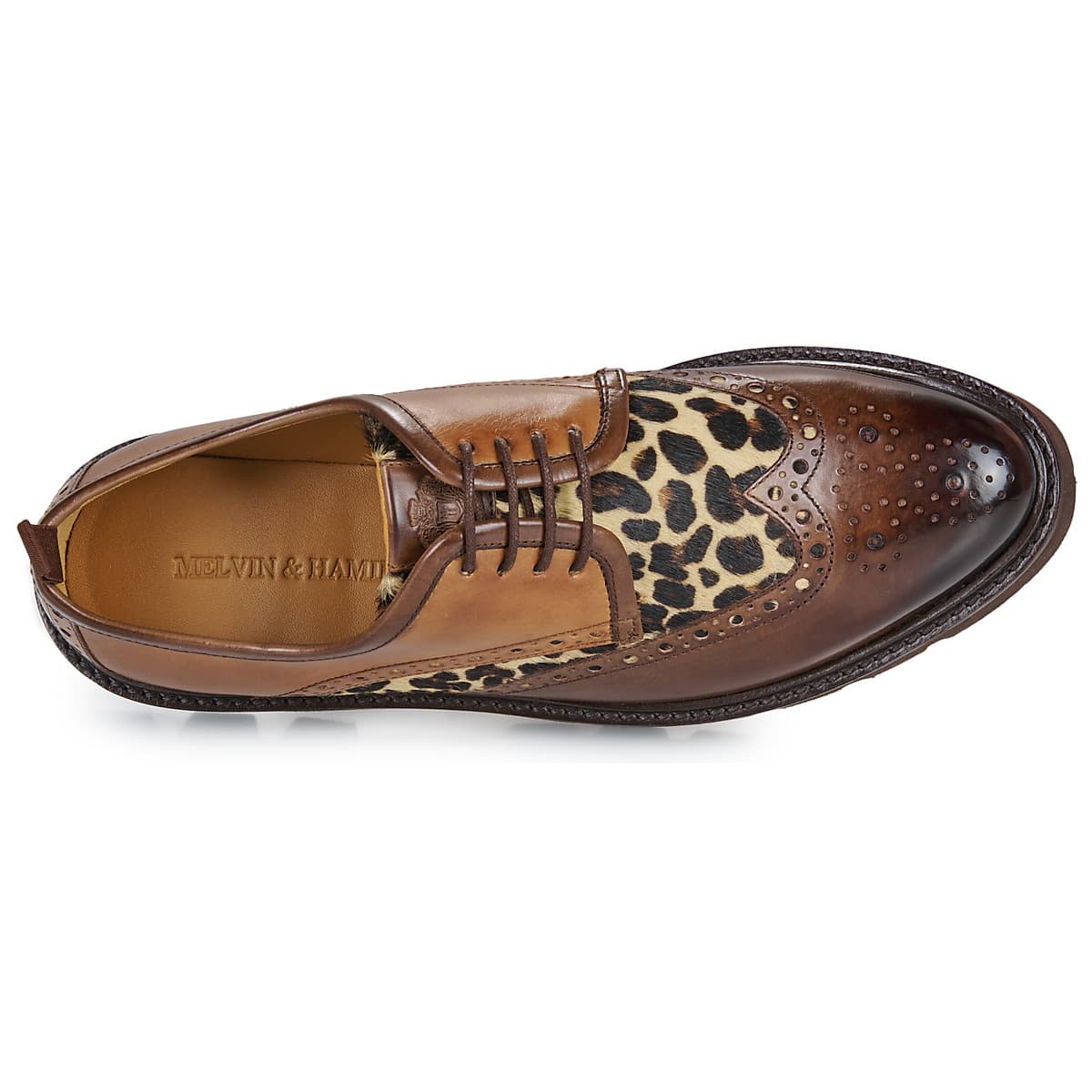 Women's Derby Shoes Melvin & Hamilton Brown