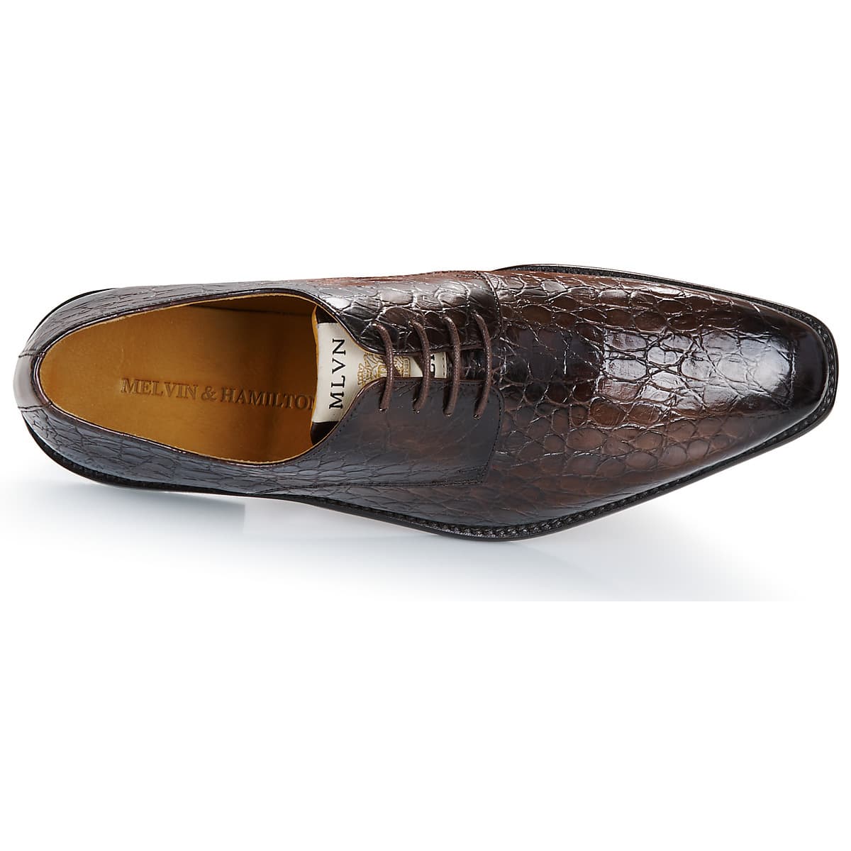 Men's Derby Shoes Melvin & Hamilton Brown