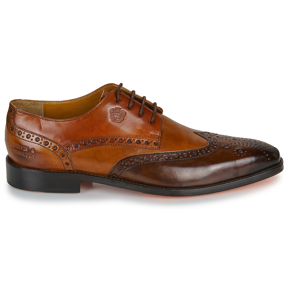 Men's Derby Shoes Melvin & Hamilton Brown
