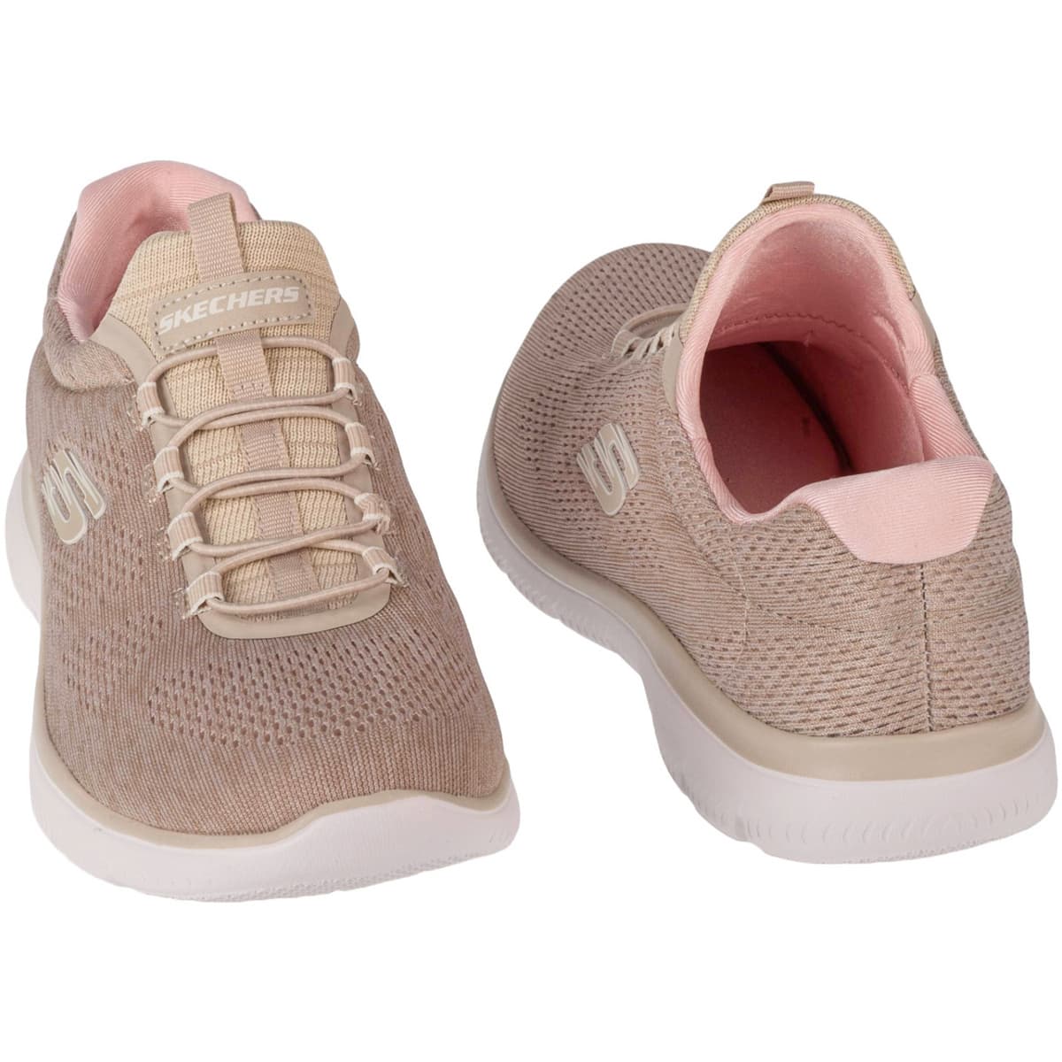 Women's Gym Shoes Skechers Beige