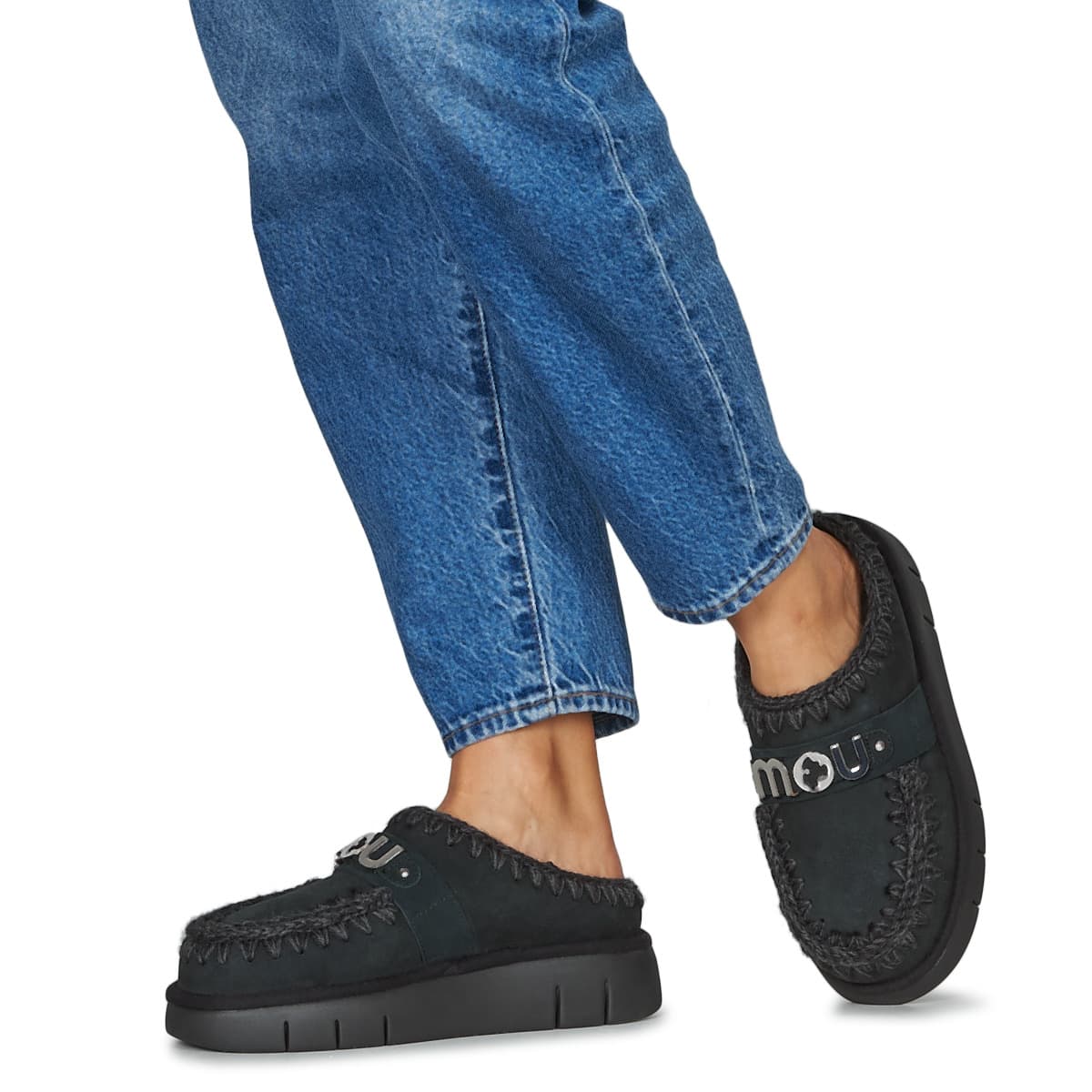Women's Mules Mou Black