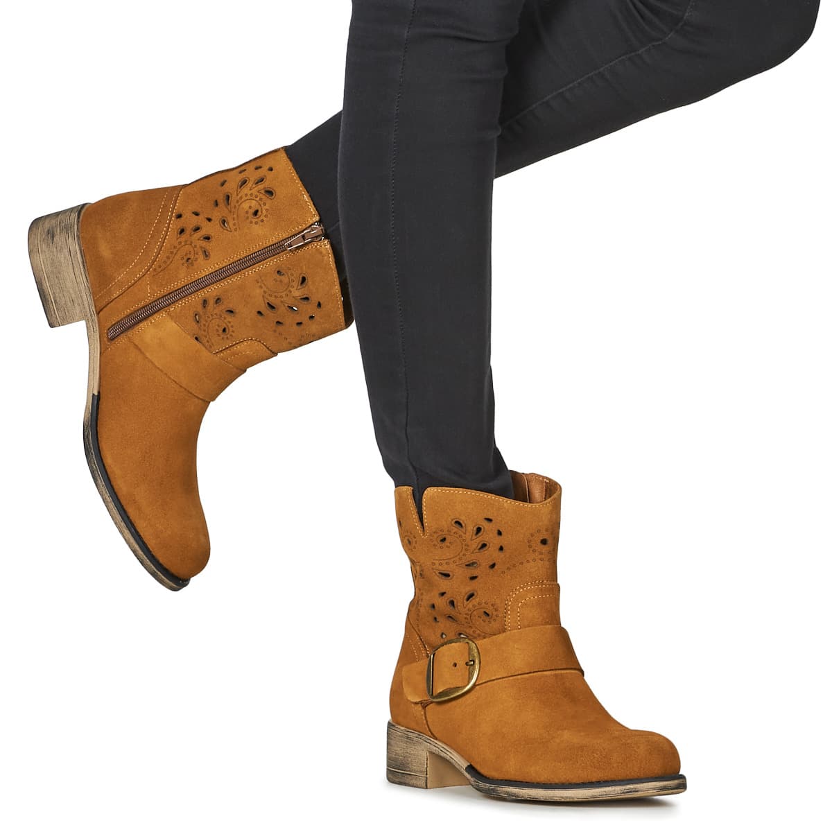 Women's Ankle Boots YOKONO Brown