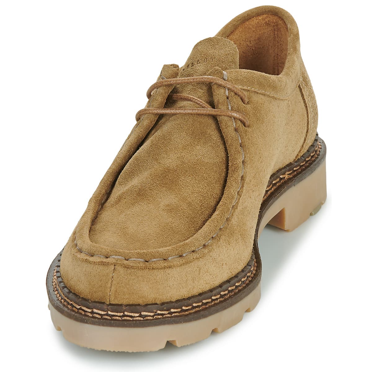 Women's Derby Shoes Pellet Beige