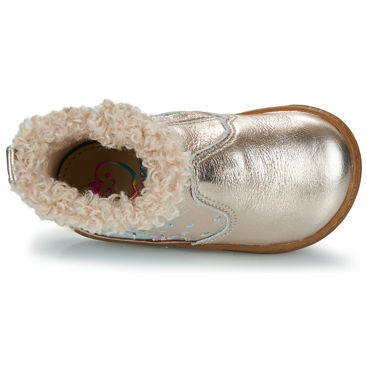 Girls' Boots Shoo Pom Gold