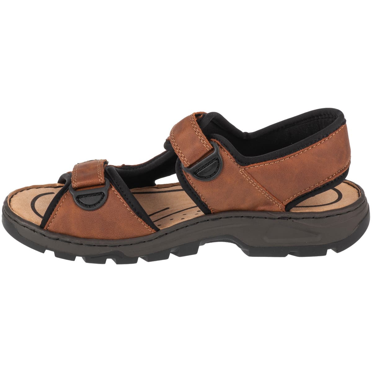 Men's Sports Sandals Rieker Brown