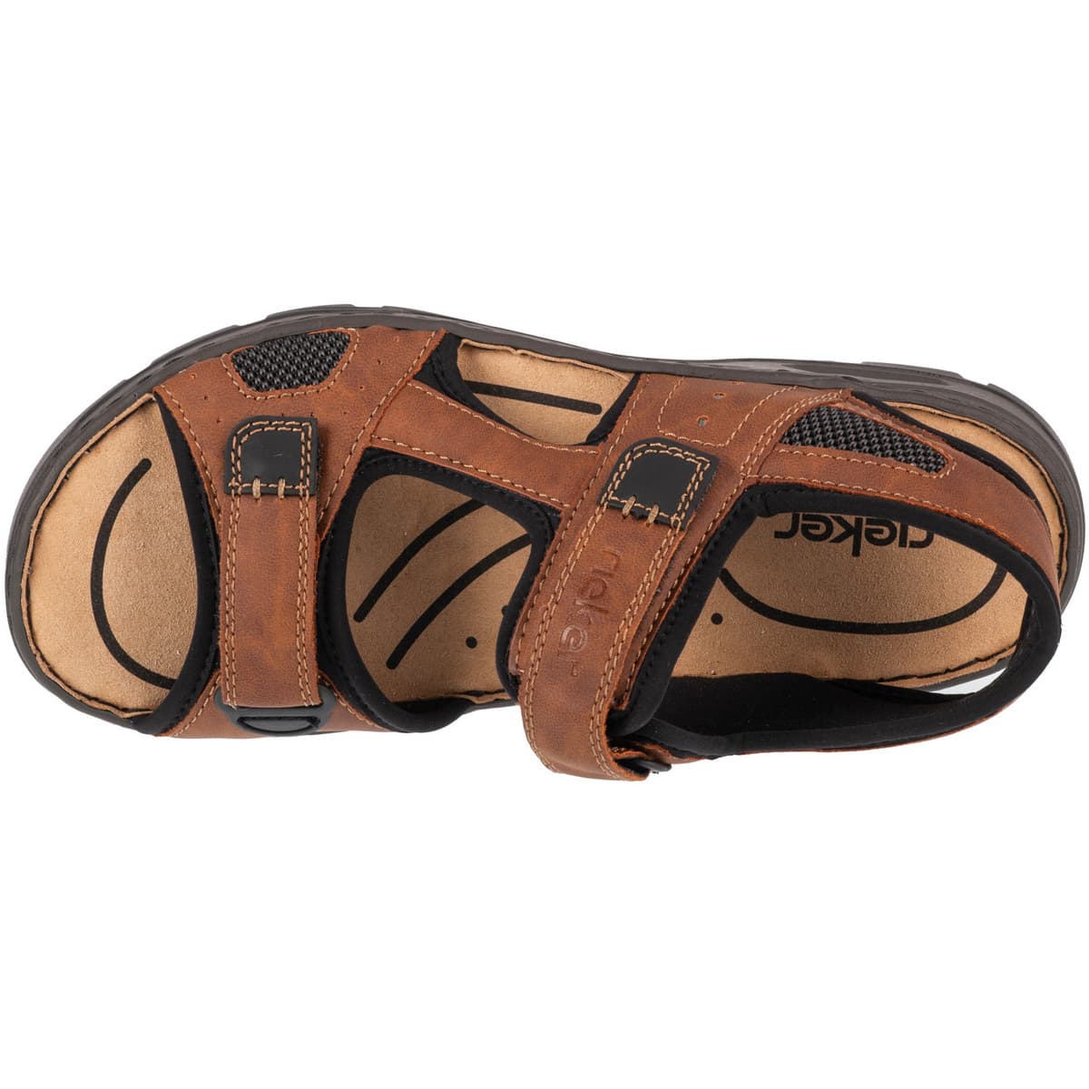 Men's Sports Sandals Rieker Brown