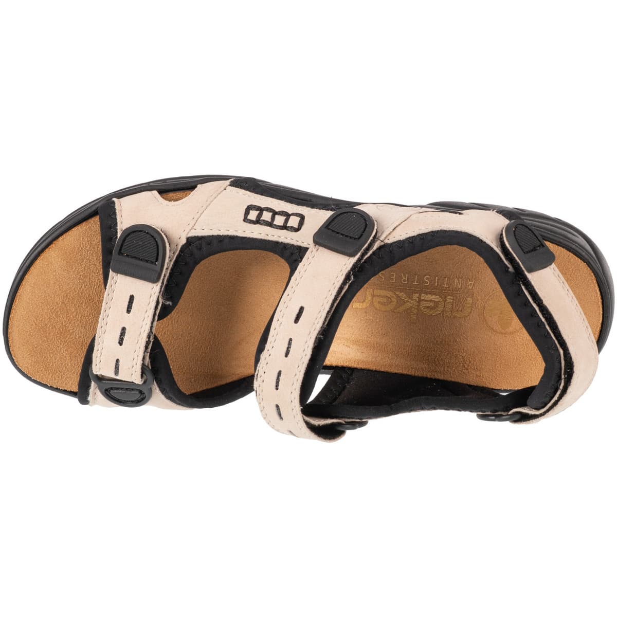 Women's Sports Sandals Rieker Beige