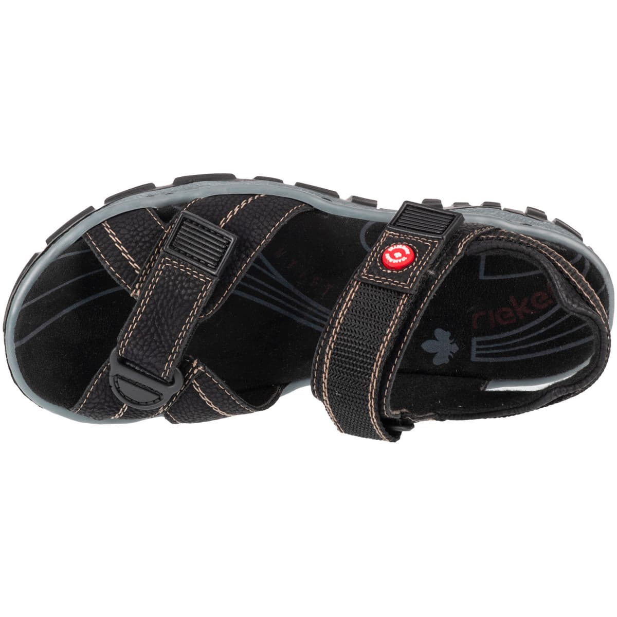 Women's Sports Sandals Rieker Black