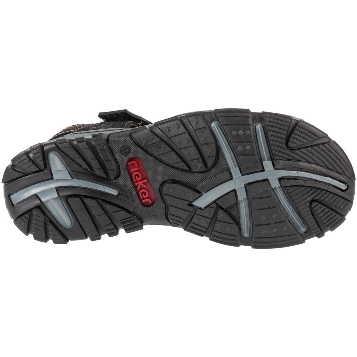 Women's Sports Sandals Rieker Black