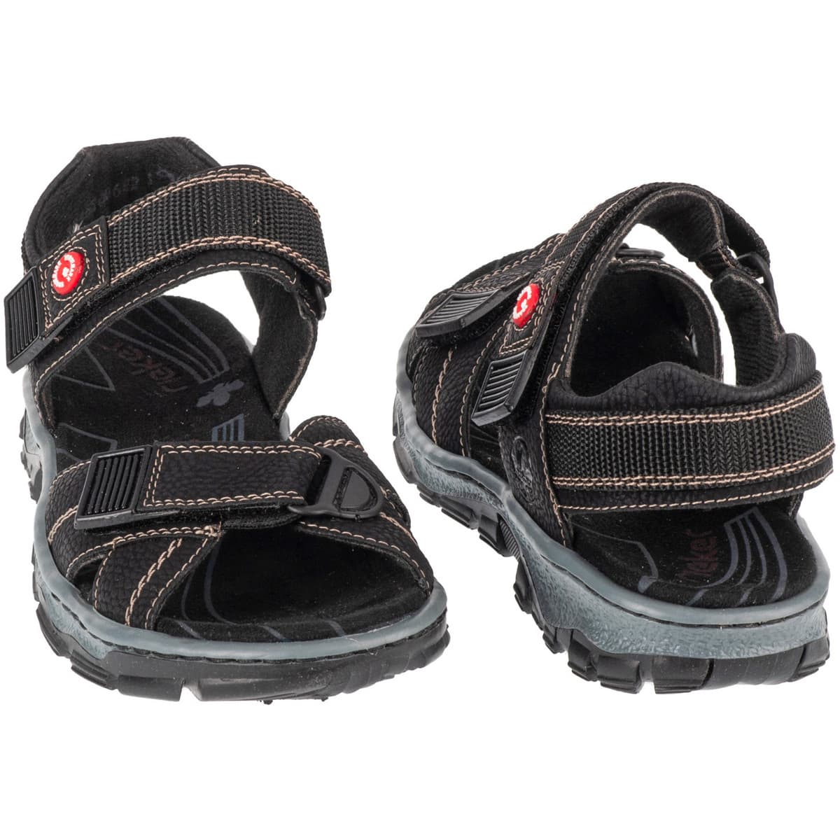 Women's Sports Sandals Rieker Black