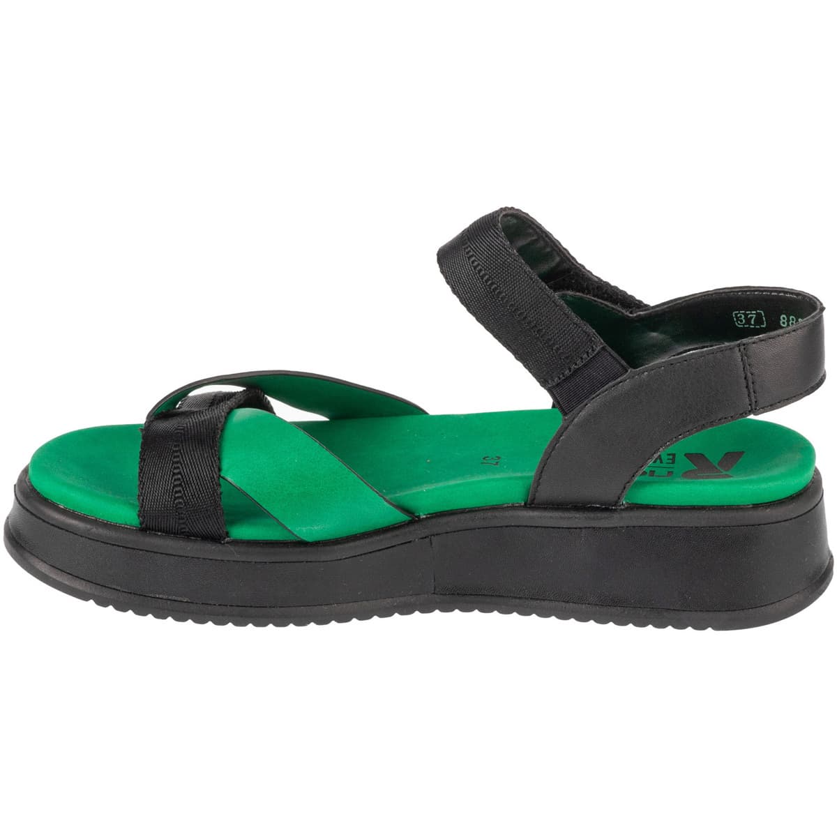 Women's Sports Sandals Rieker Black
