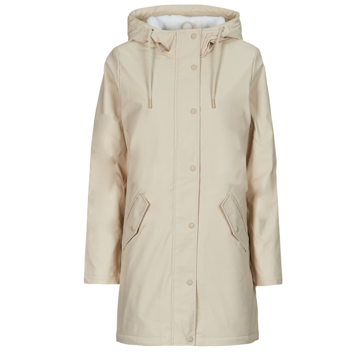 Women's Parkas Only Beige